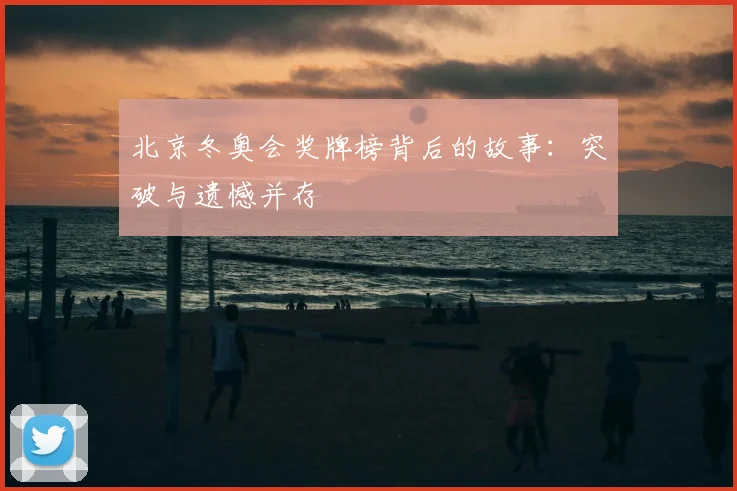 北京冬奥会奖牌榜背后的故事：突破与遗憾并存